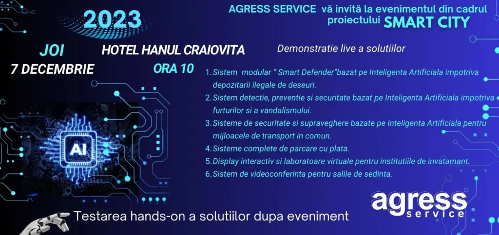 Eveniment SMART CITY - 7 Decembrie